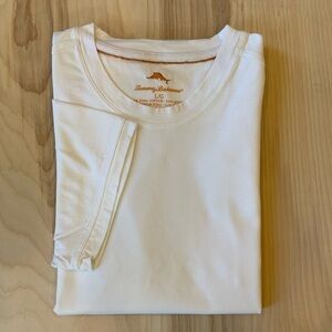 Tommy Bahama White Crew Neck Tee Large